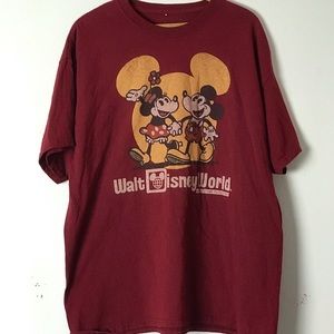 Vintage Look Walt Disney Mickey & Minnie T-shirt